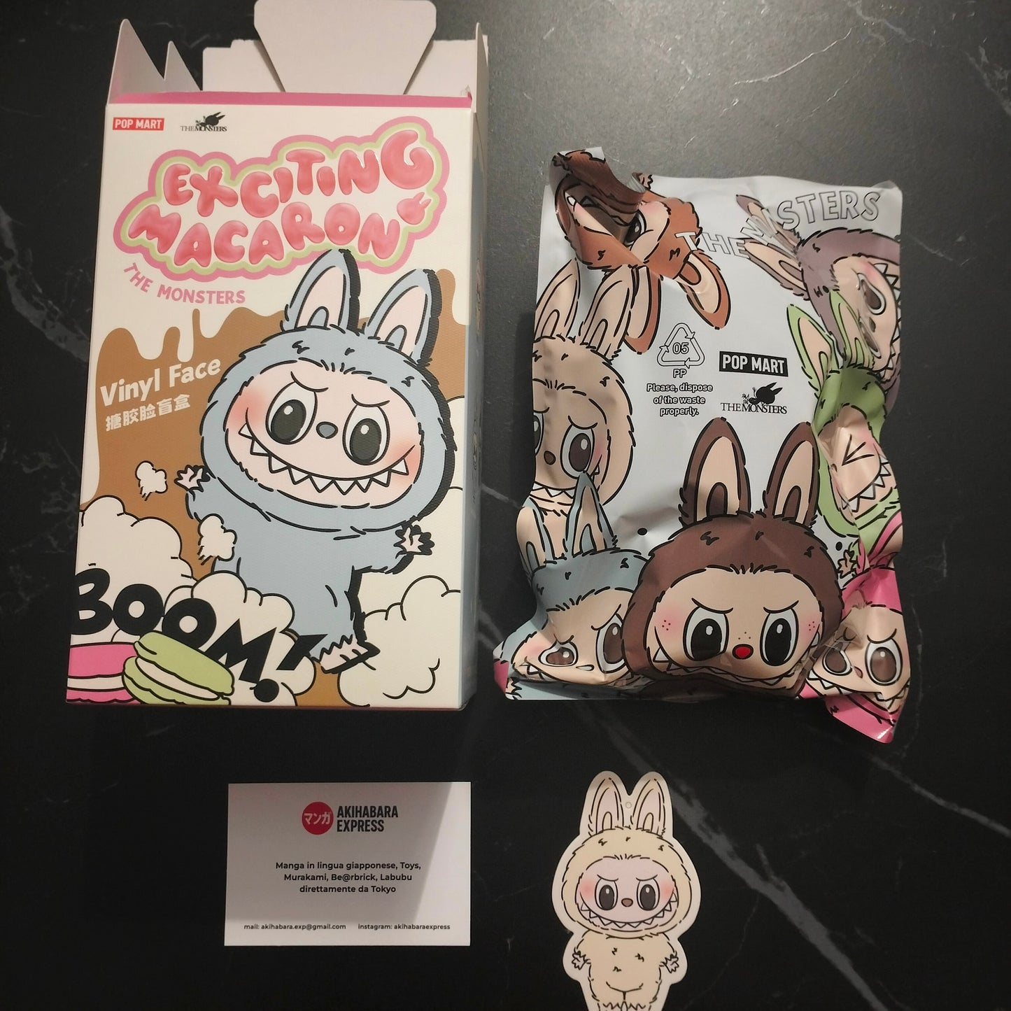 Pop Mart - Labubu Exciting Macaron - Soymilk