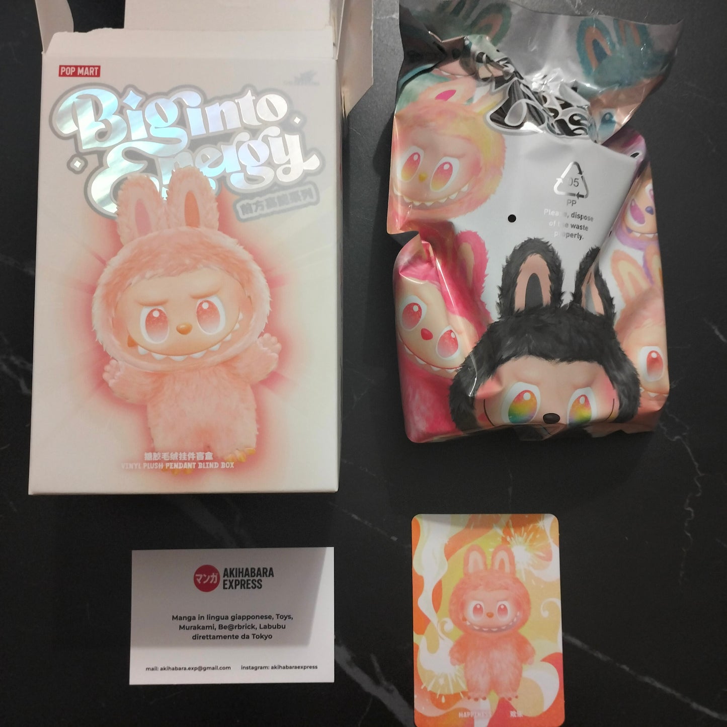 Pop Mart - Labubu Big Into Energy - Happiness - NUOVO NEW