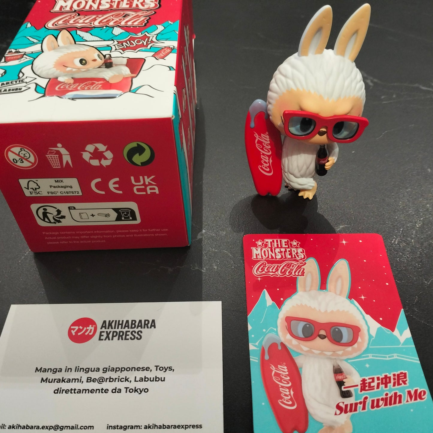 Pop Mart - Labubu The Monsters x Coca-Cola - Surf with me