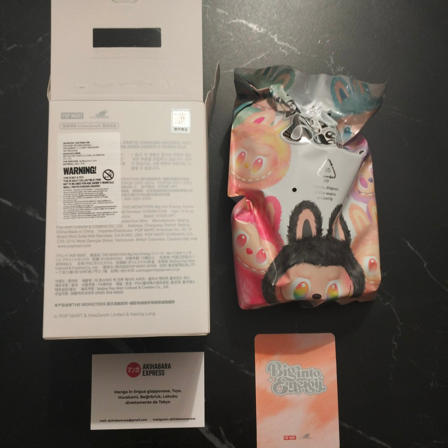 Pop Mart - Labubu Big Into Energy - Happiness - NUOVO NEW