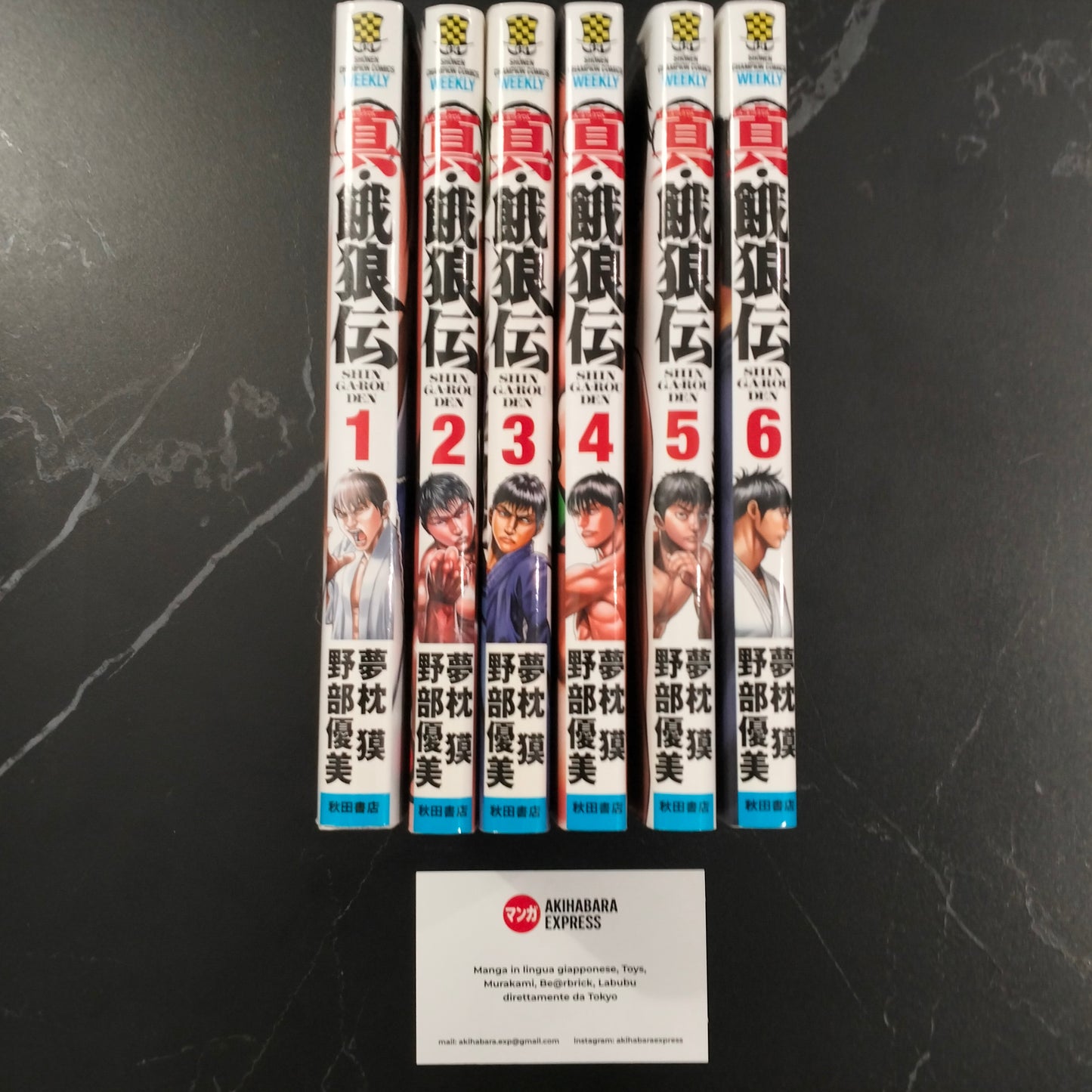 Manga JP - Shin Garouden 真・餓狼伝 - Completa 6 volumi First Print 2013