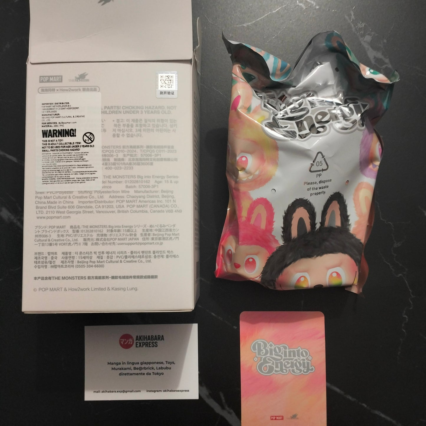 Pop Mart - Labubu Big Into Energy - Loyalty - NUOVO NEW