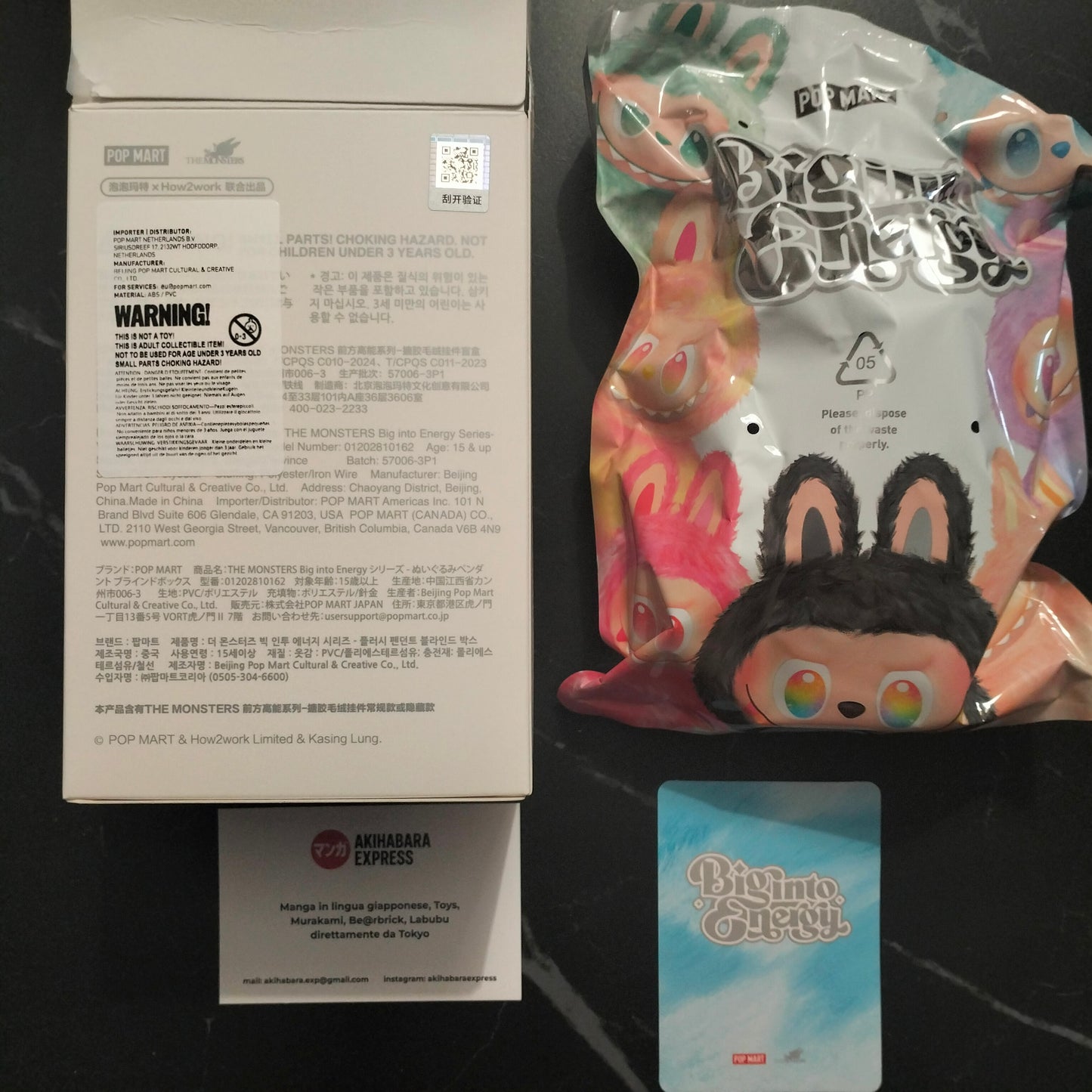 Pop Mart - Labubu Big Into Energy - Hope - NUOVO NEW