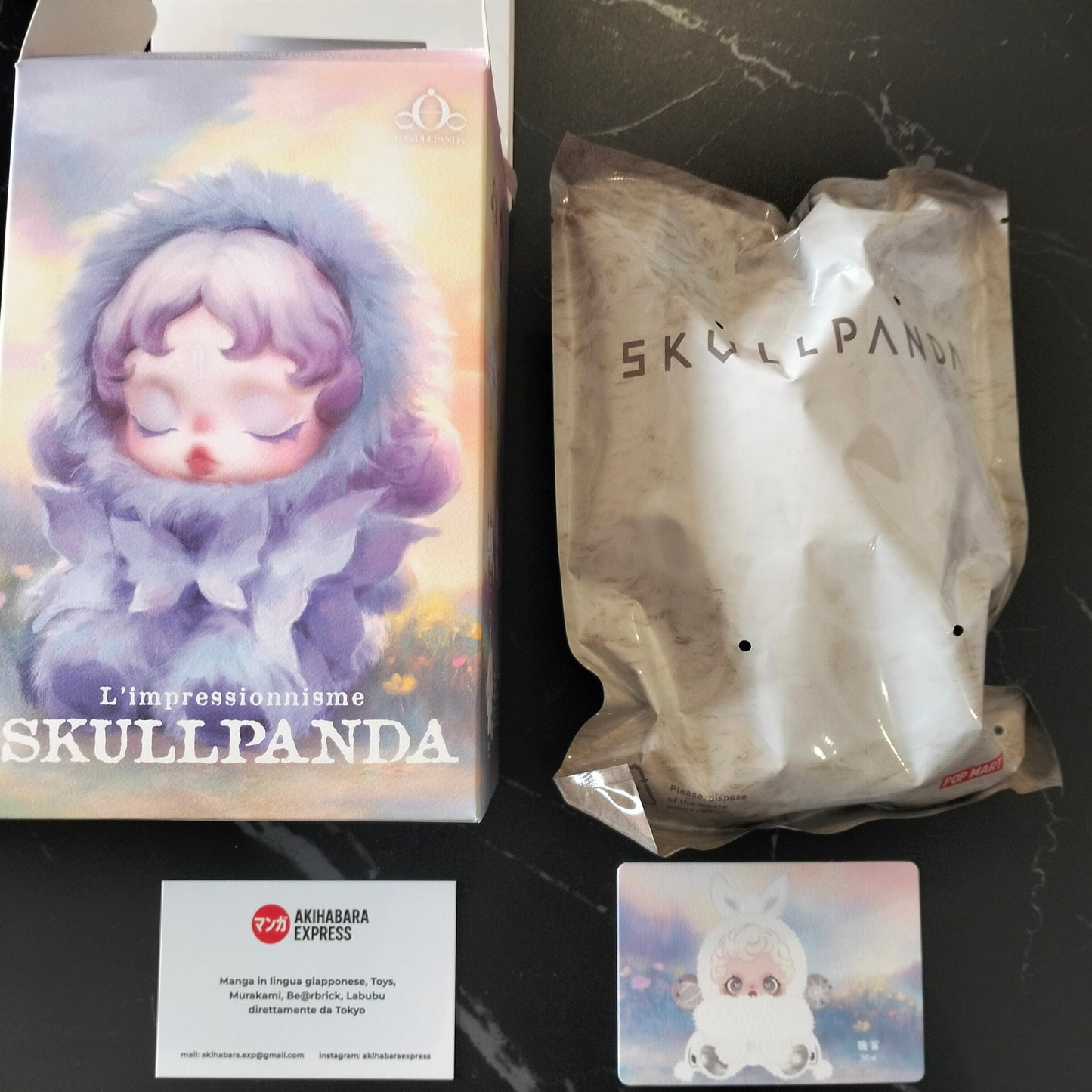 Pop Mart - Skullpanda l'Impressionnisme - Mist - NUOVO NEW