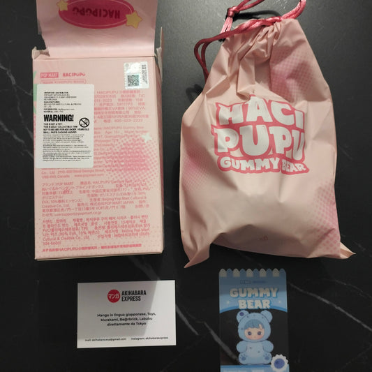 Pop Mart - Hacipupu Gummy Bear - Blueberry Flavor - NUOVO NEW